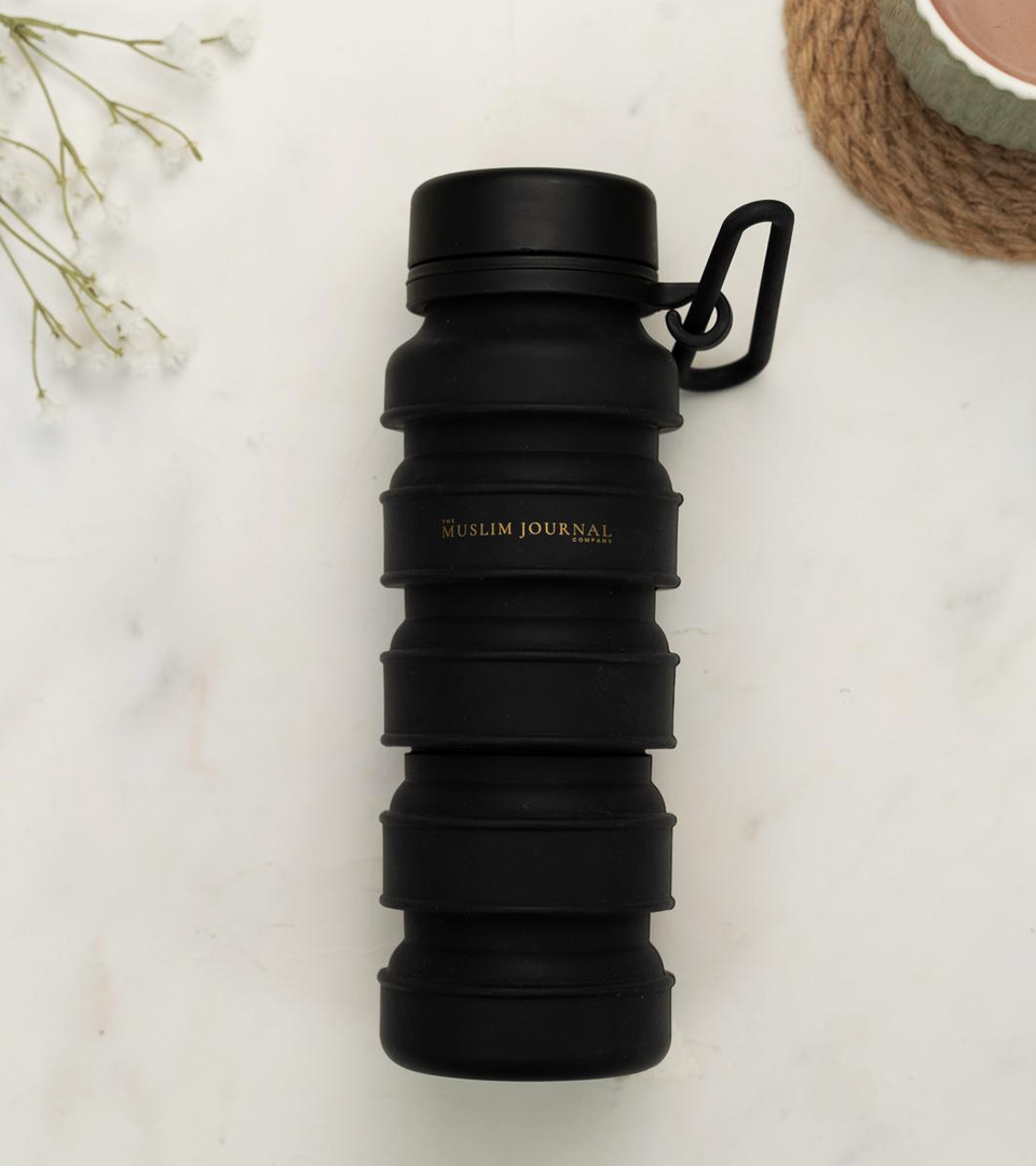 Refillable Black Water Bottle - Image 2