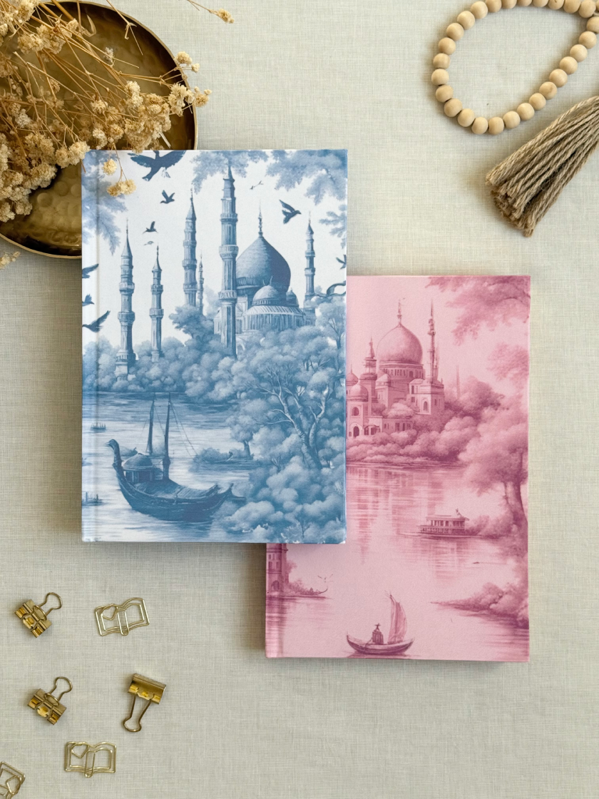 Toile Bundle: The Ottoman Toile Notebook + The Palace Rose Toile Notebook